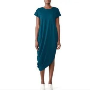Universal Standard Crepe Augusta Geneva Dress Teal - M 18/20